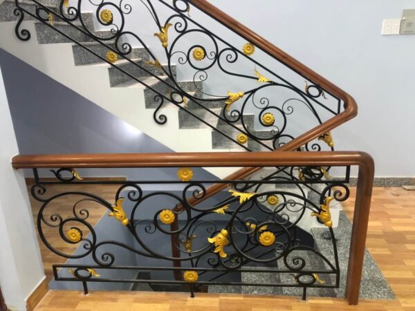 Cầu thang sắt mỹ thuật