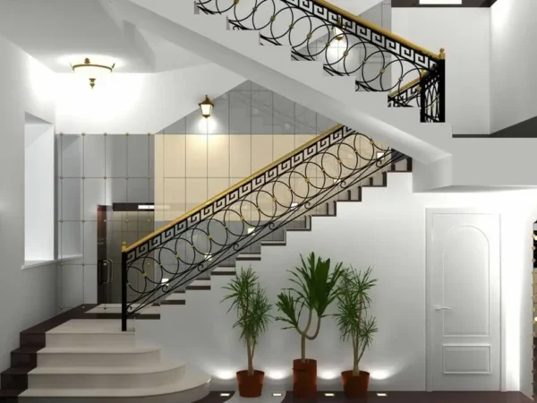 Cầu thang sắt mỹ thuật