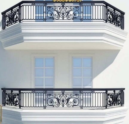 Lan can ban công sắt mỹ thuật