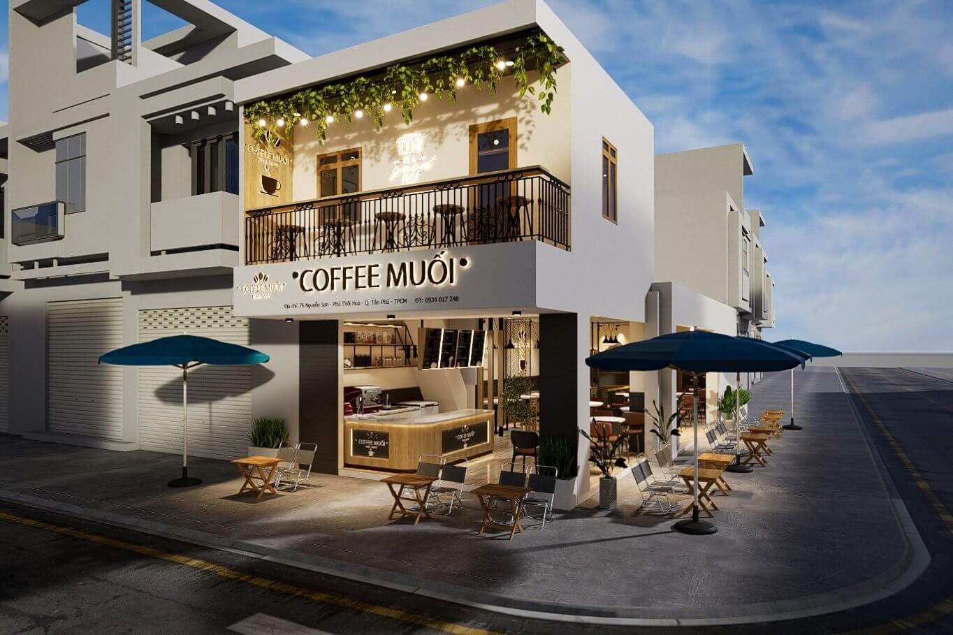 Nội thất quán café – F&B