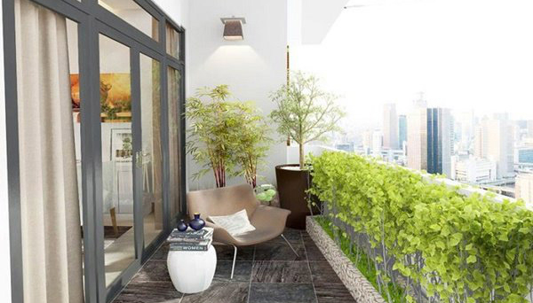 ThiếT Kế Ban CôNg Xanh Cho Nhà Phố