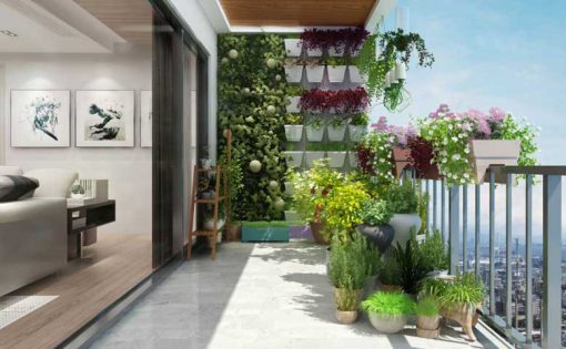 ThiếT Kế Ban CôNg Xanh Cho Nhà Phố