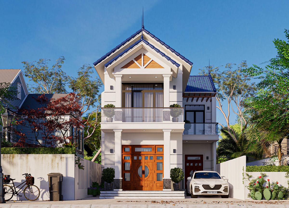 Thiết Kế Nhà 2 Tầng 80m² Tối Ưu Công Năng