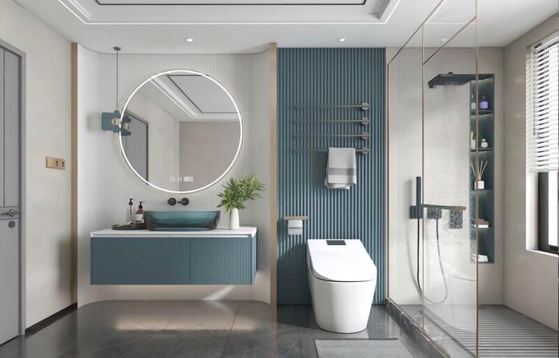 Thiết Kế Phòng Tắm Hiện Đại Và An Toàn