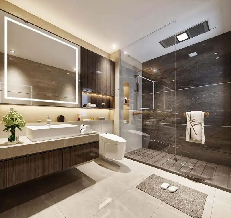 Thiết Kế Phòng Tắm Hiện Đại Và An Toàn